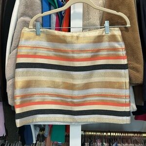J Crew multi colored mini skirt